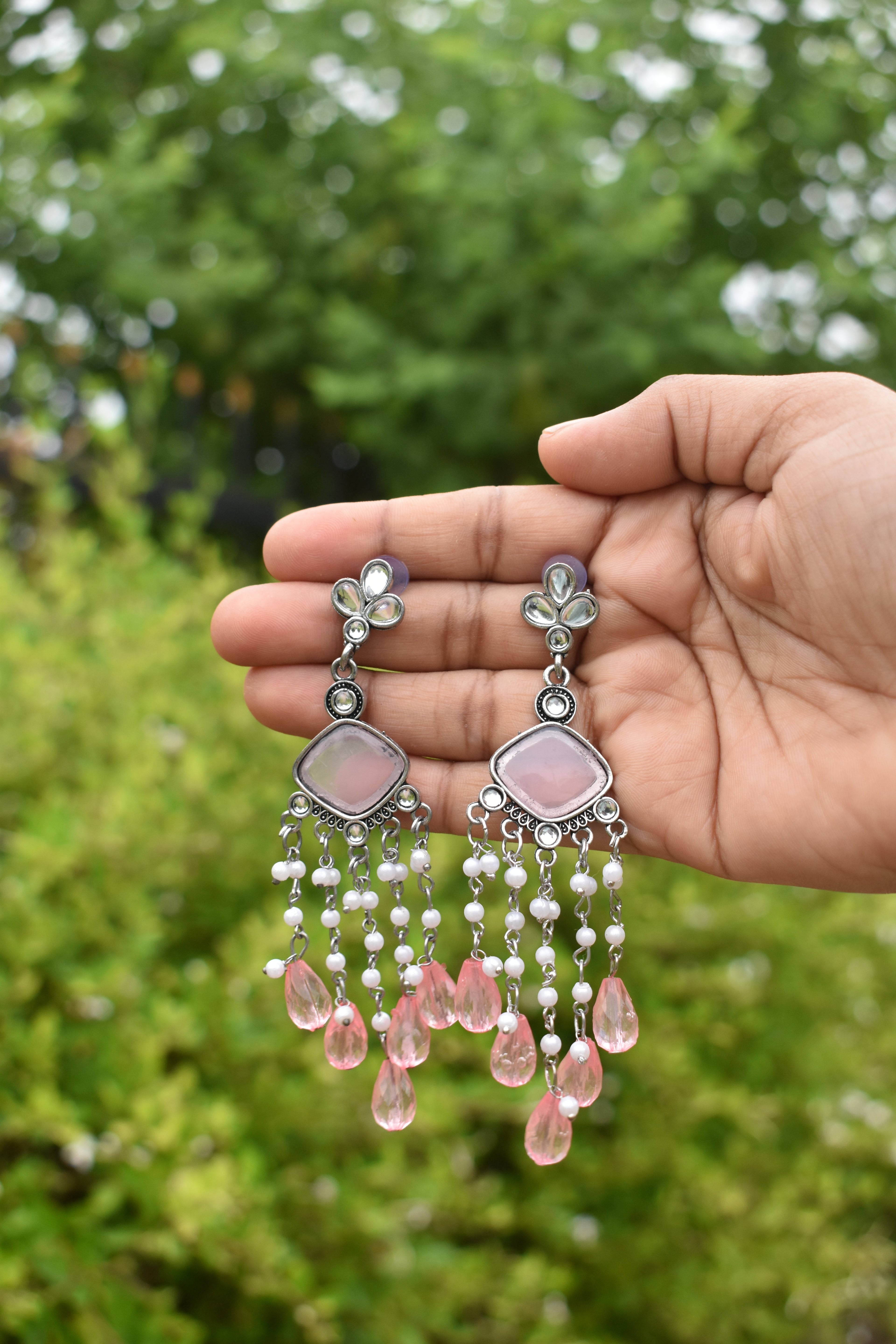 Elegant Stone Jhumka