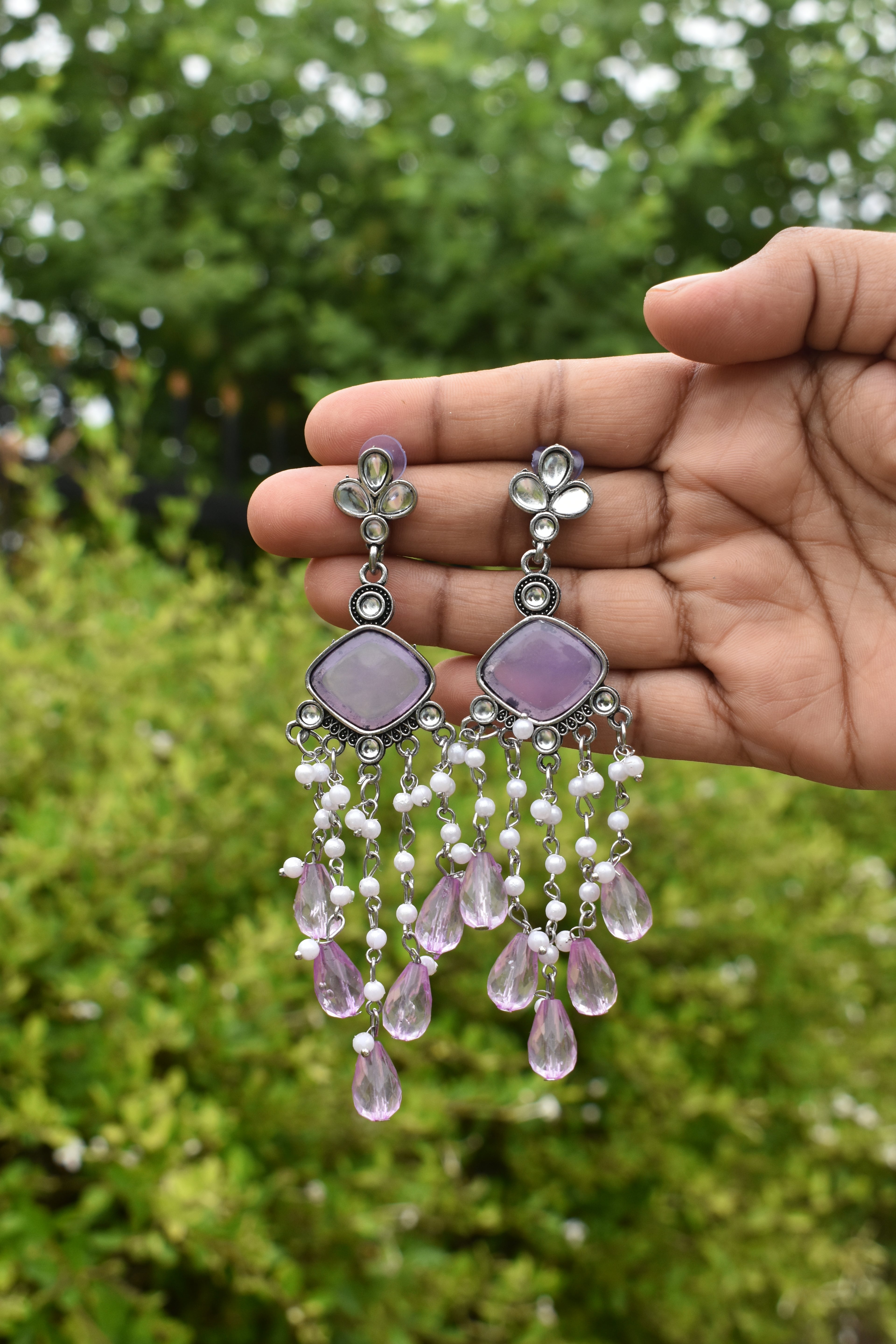 Elegant Stone Jhumka