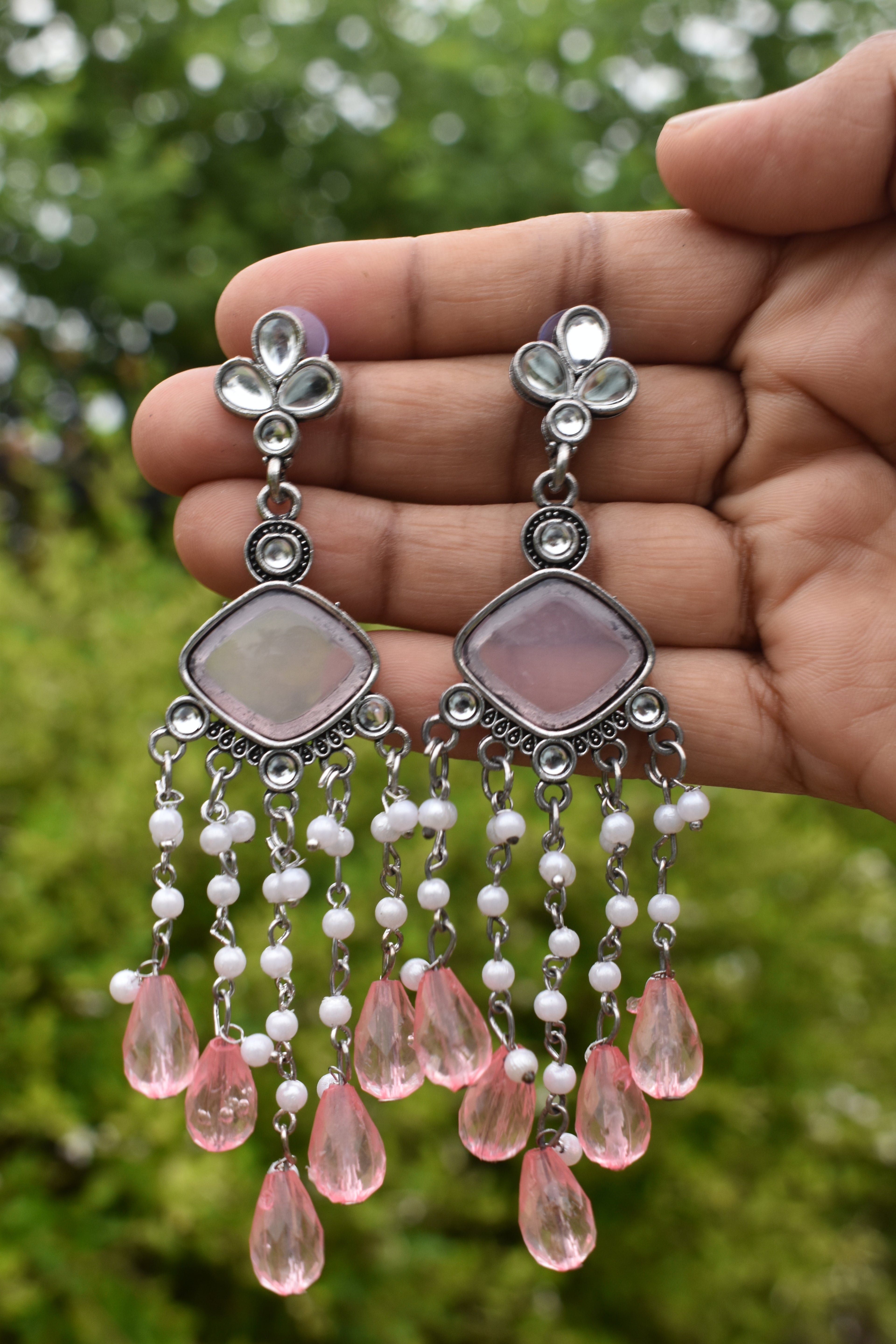Elegant Stone Jhumka