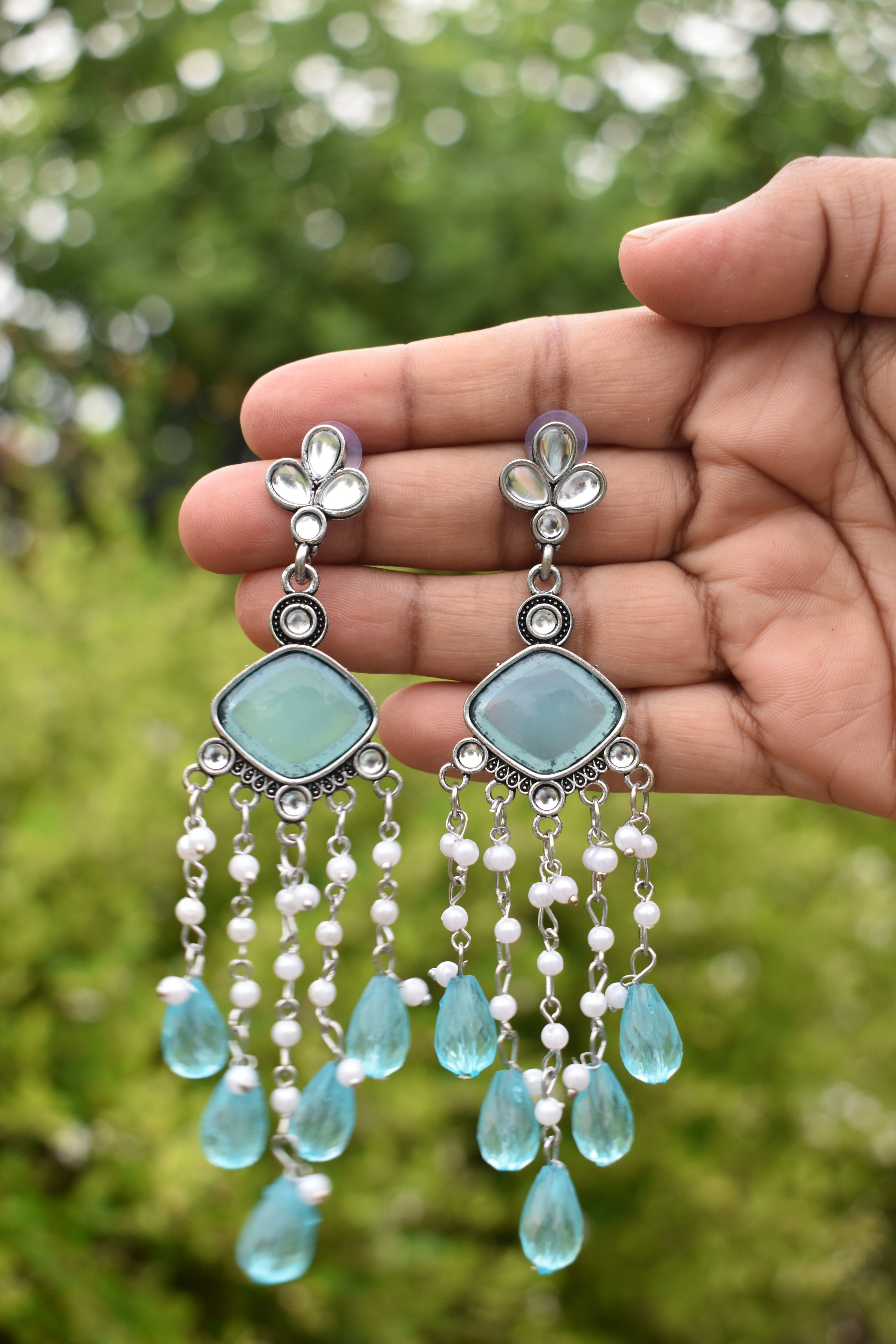 Elegant Stone Jhumka