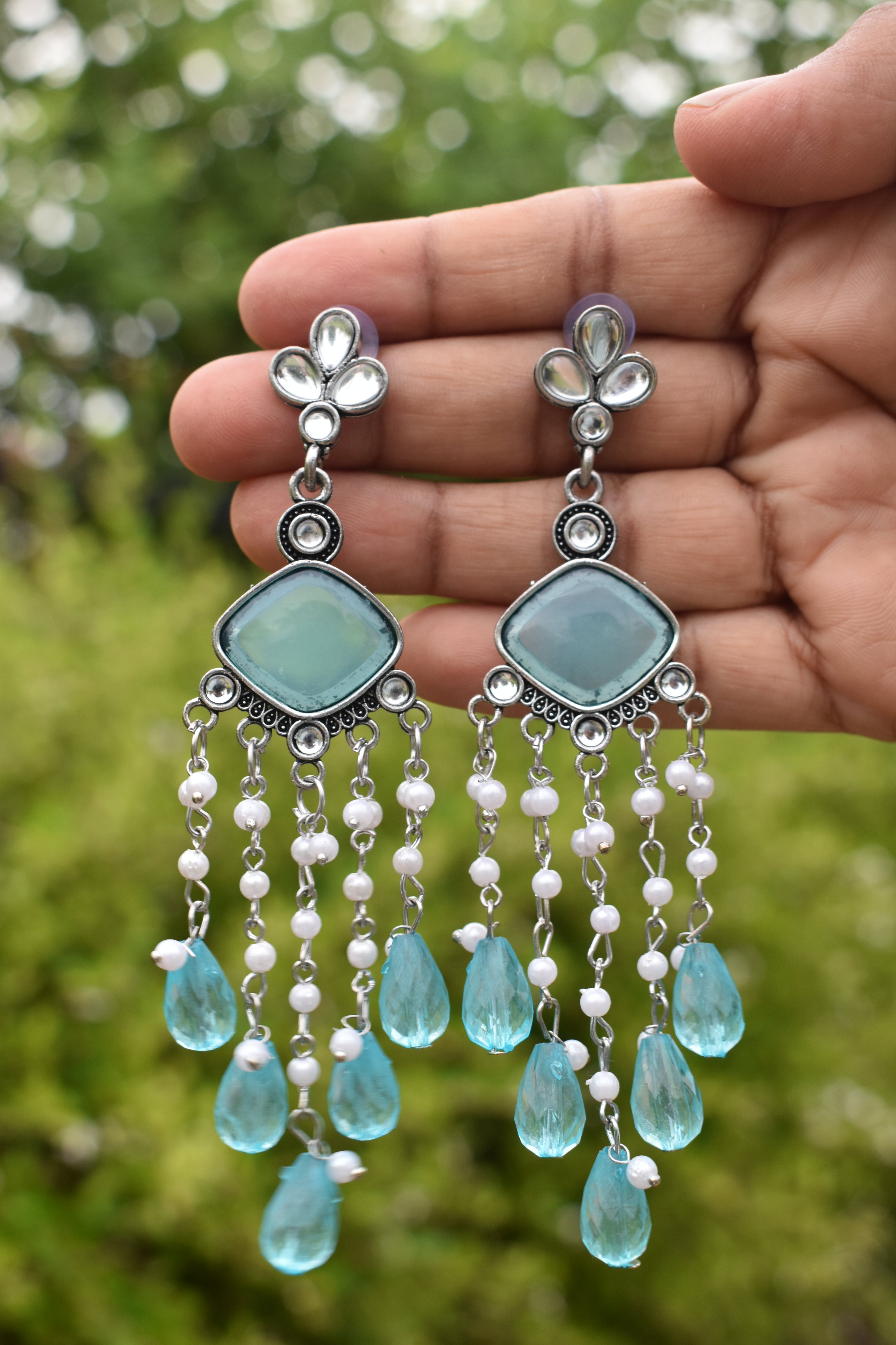 Elegant Stone Jhumka