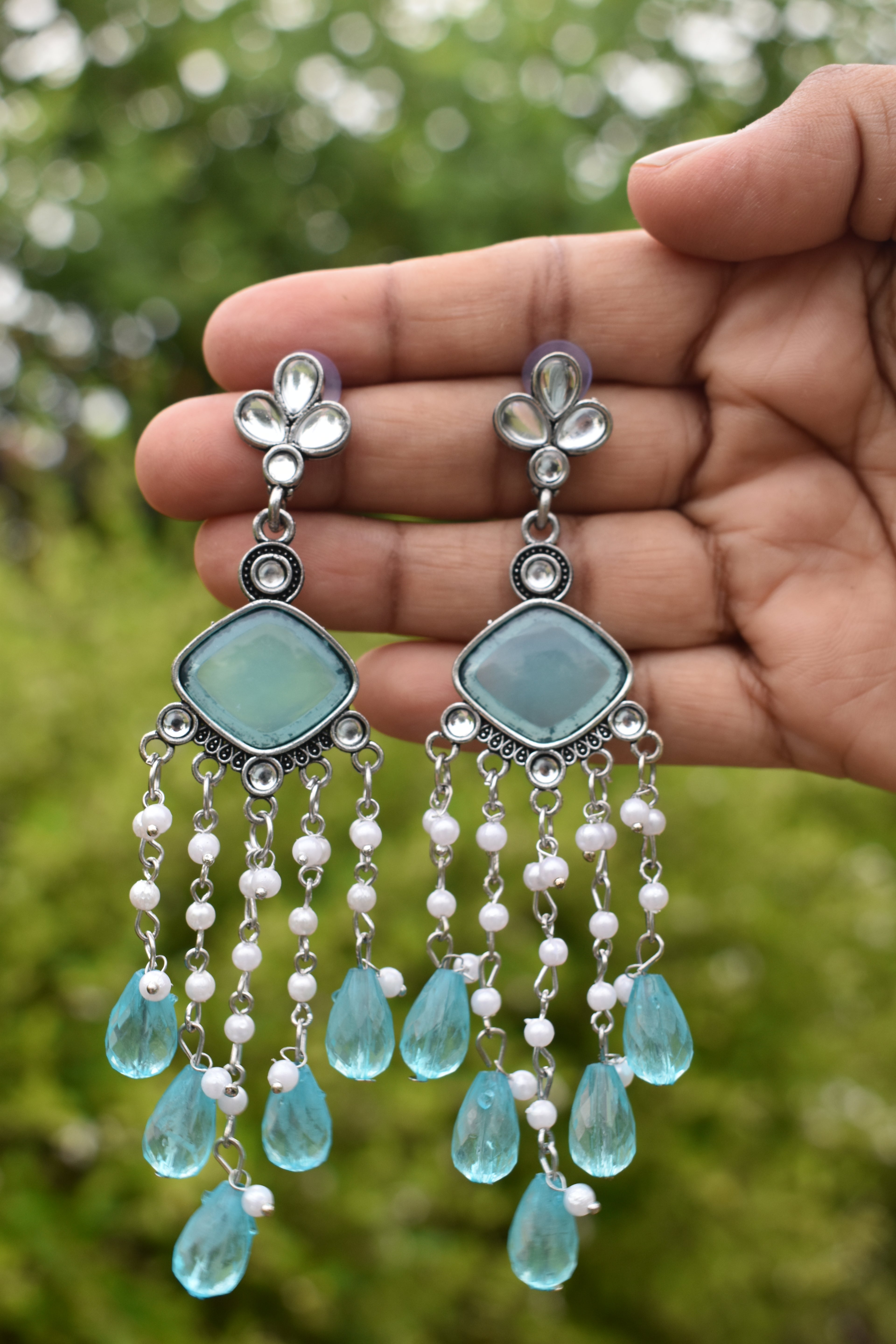 Elegant Stone Jhumka