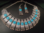 Navratri Special Oxidised Necklace Set with Earrings – Traditional Jewellery for Garba & Festive Wear