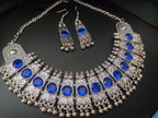 Navratri Special Oxidised Necklace Set with Earrings – Traditional Jewellery for Garba & Festive Wear